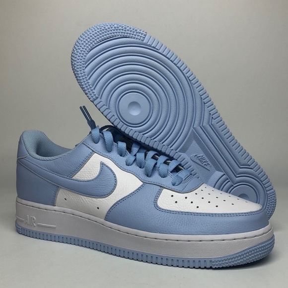 Nike Shoes - Women’s Nike By You Air Force 1 Low White Soft Blue DV3907-900 sz 12 / mens 10.5